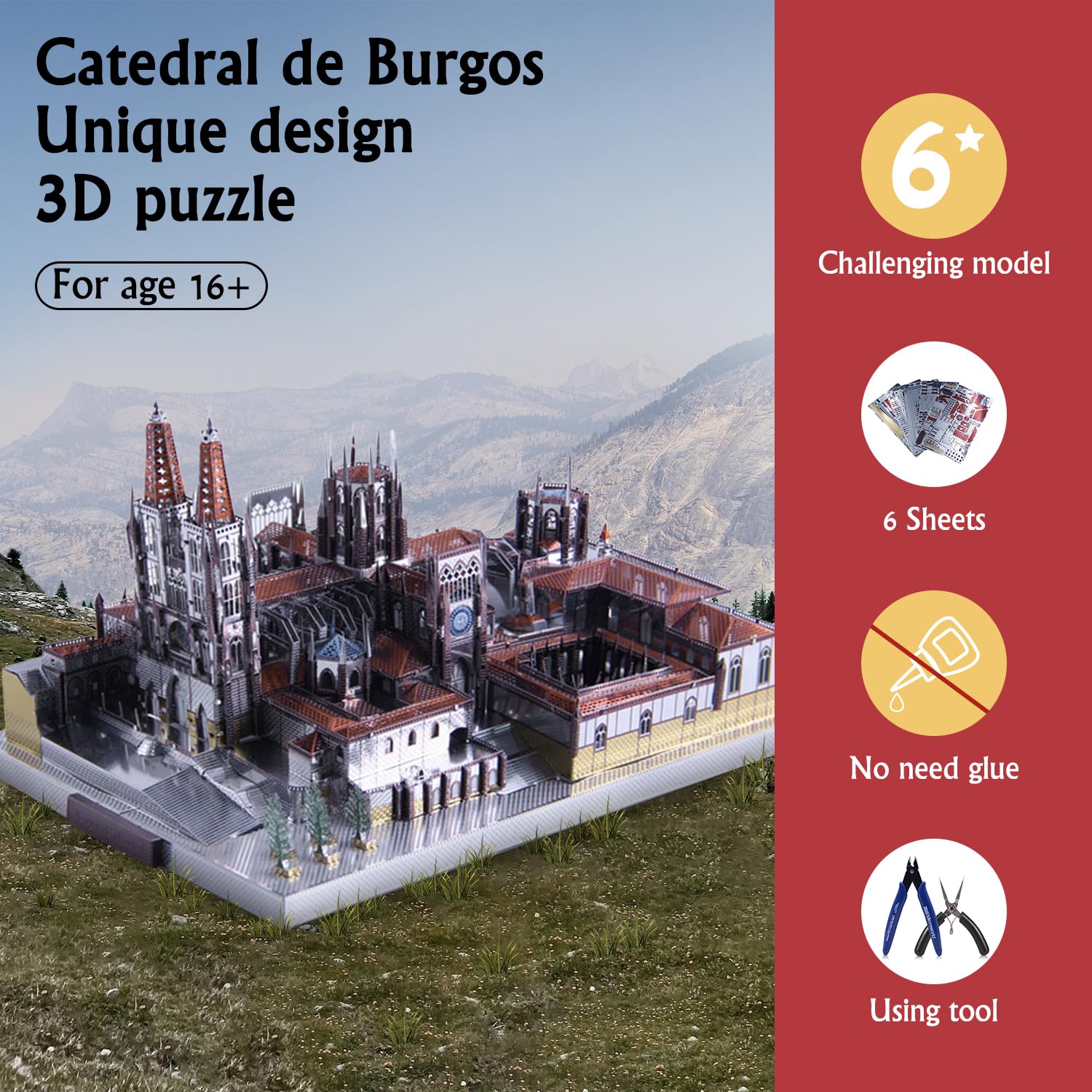 Amazon.com: Microworld Metal Model Kits, Architecture3D Metal